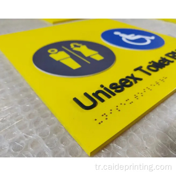 tuvalet banyo tuvalet braille işareti